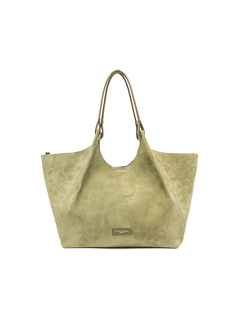 Borsa in pelle - Hobo Bag DUA verde