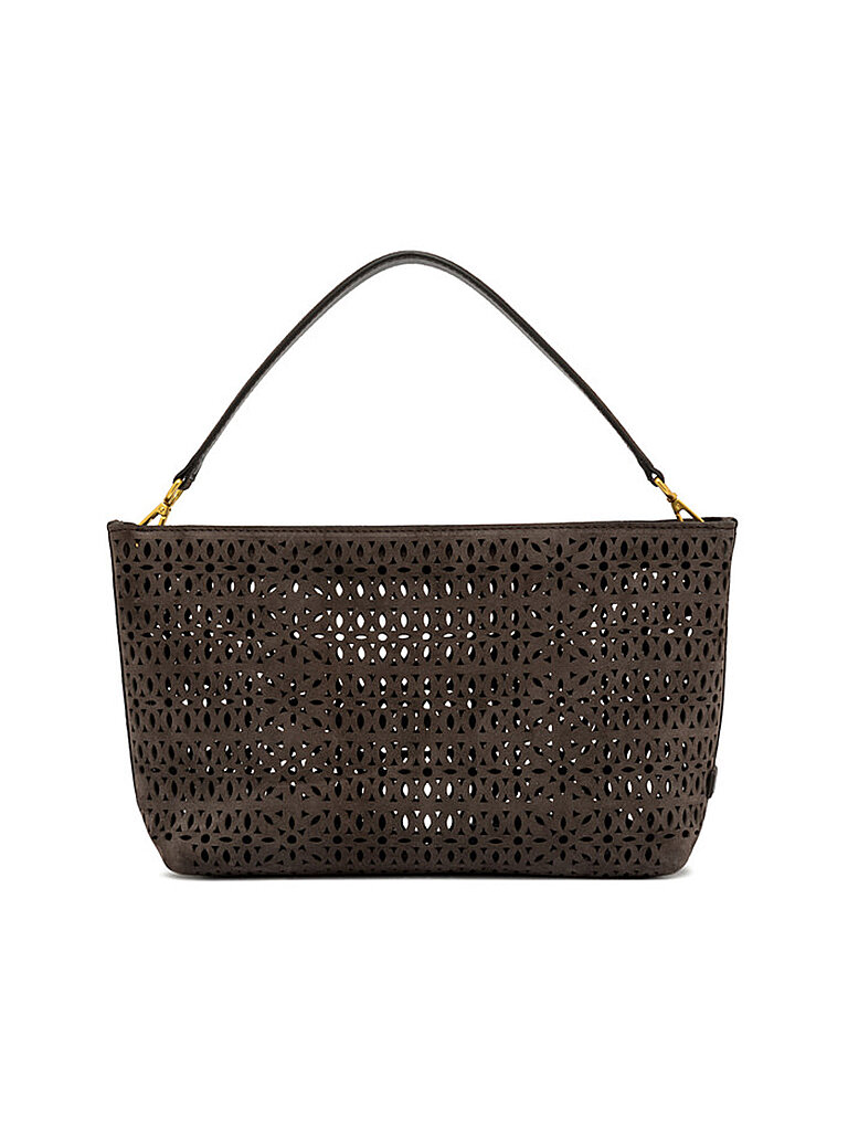 Borsa in pelle - Borsa a spalla MASHUP marrone