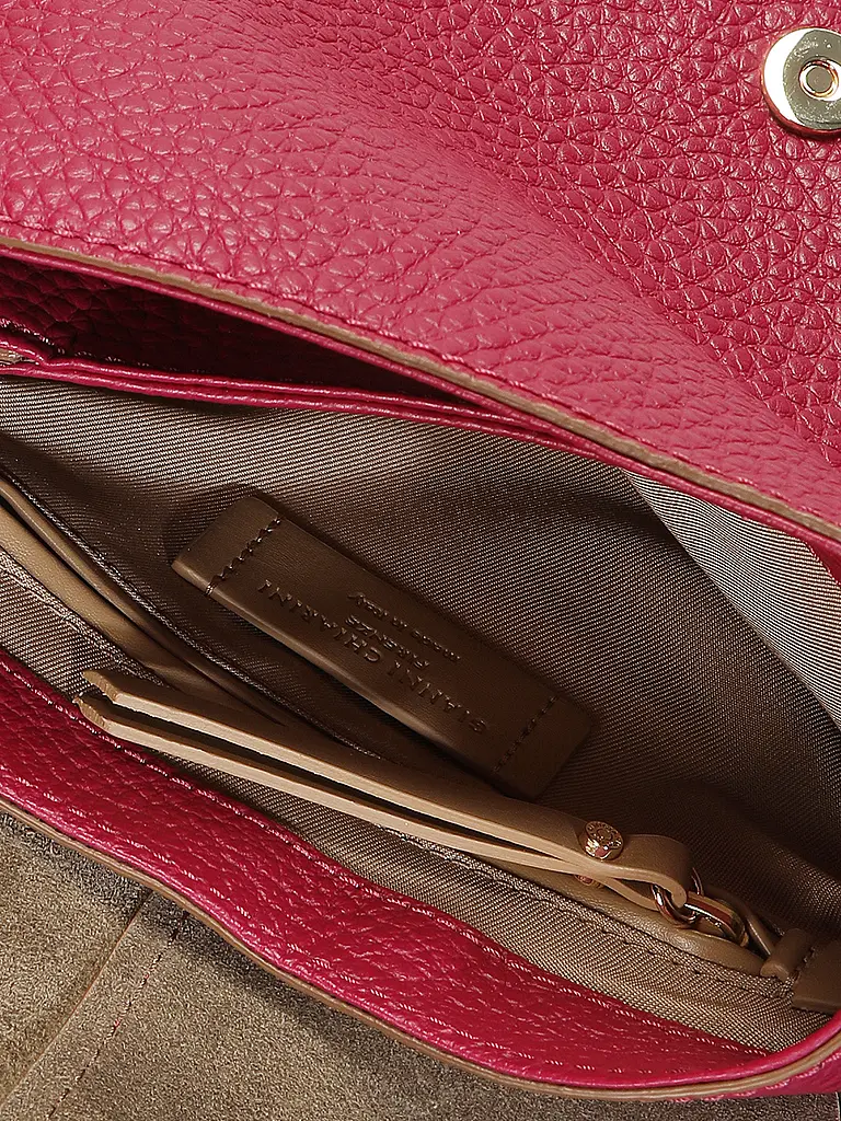 GIANNI CHIARINI | Borsa in pelle - Borsa a tracolla HELENA ROUND | Fucsia