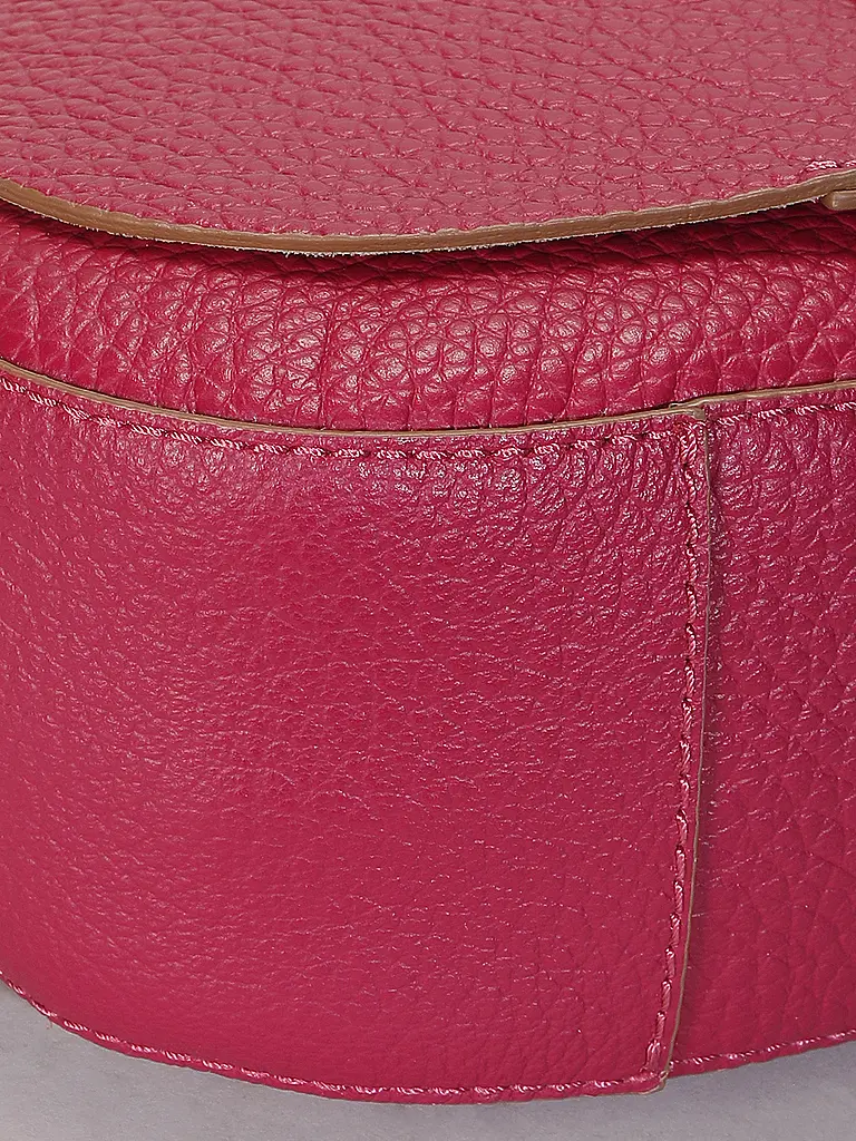 GIANNI CHIARINI | Borsa in pelle - Borsa a tracolla HELENA ROUND | Fucsia