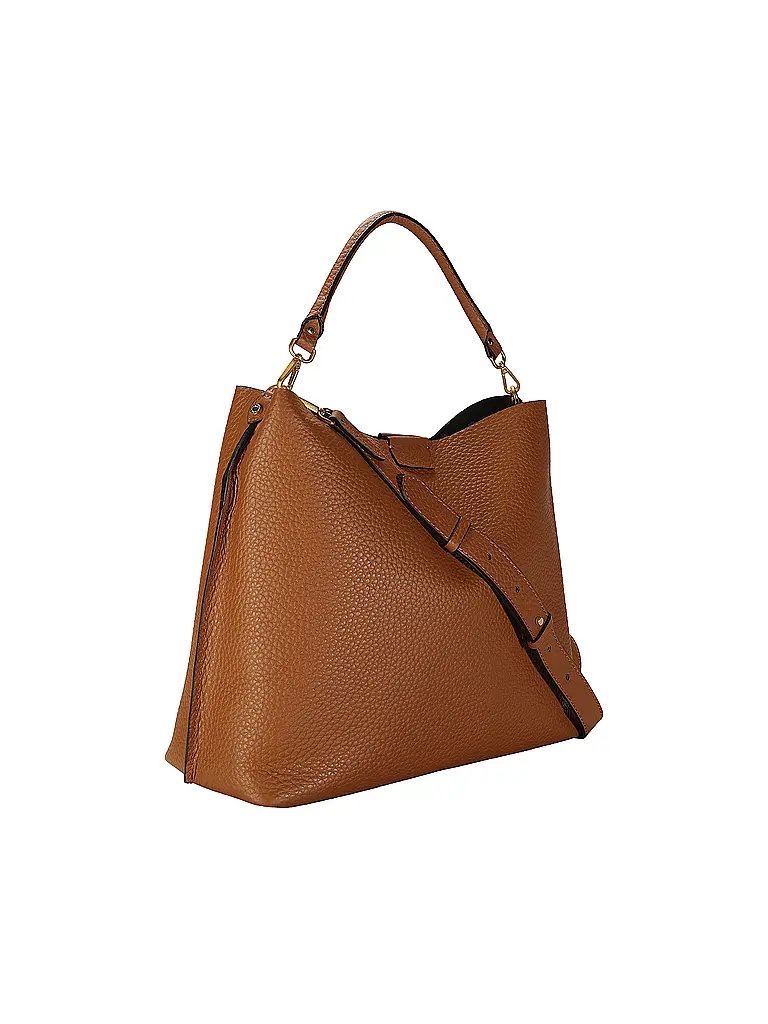 GIANNI CHIARINI | Borsa in pelle - Hobo Bag ARETHA | Cammello