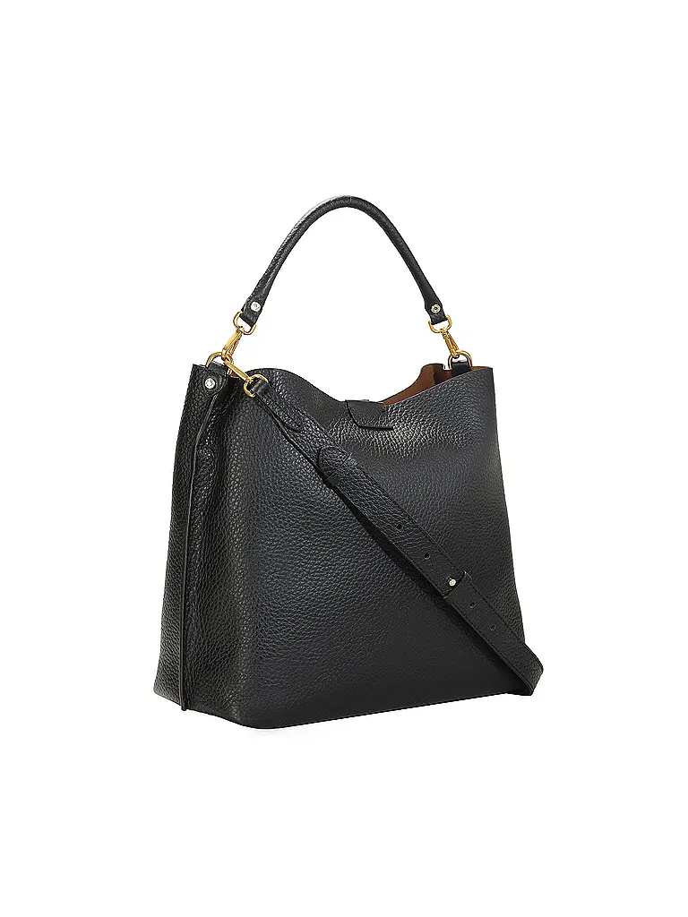 GIANNI CHIARINI | Borsa in pelle - Hobo Bag ARETHA | Nero