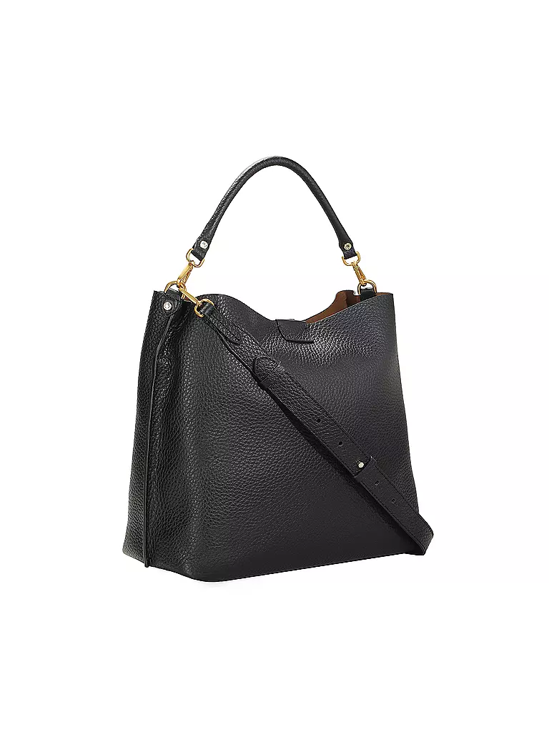 GIANNI CHIARINI | Borsa in pelle - Hobo Bag ARETHA | Nero