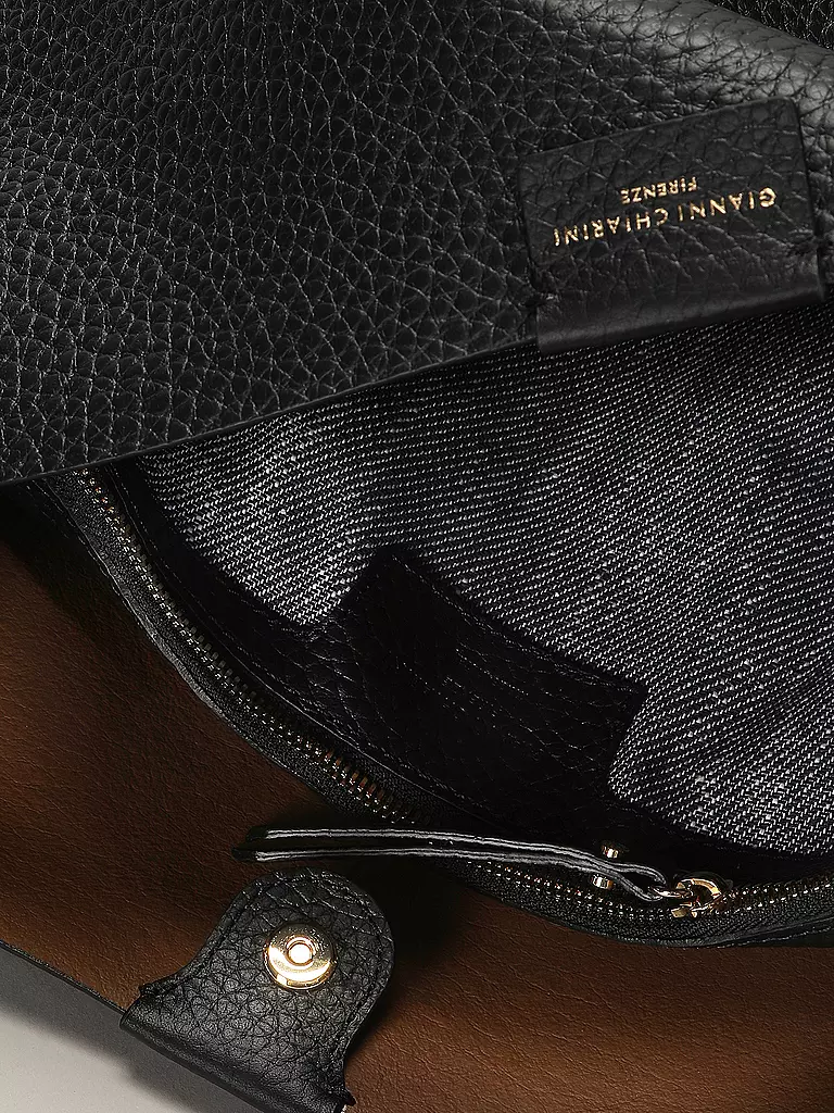 GIANNI CHIARINI | Borsa in pelle - Hobo Bag ARETHA | Nero