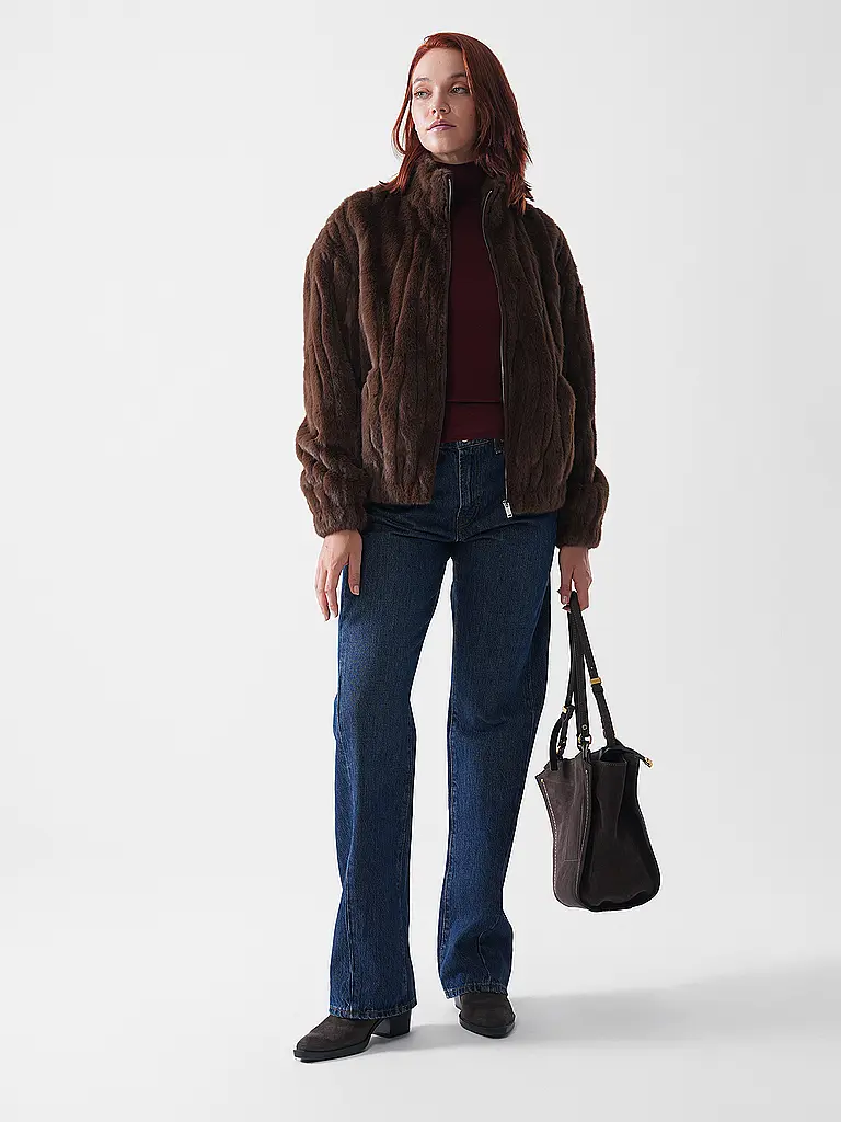 GIANNI CHIARINI | Borsa in pelle - Hobo Bag BLOOM | Marrone