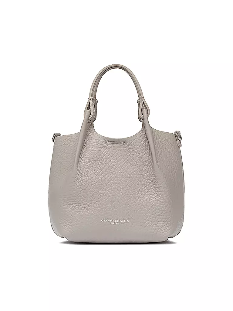 GIANNI CHIARINI | Borsa in pelle - Hobo Bag DUA Small | Grigio chiaro