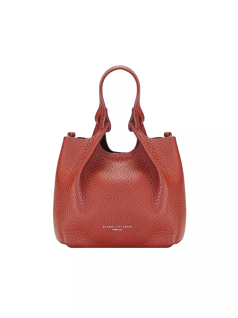 GIANNI CHIARINI | Borsa in pelle - Hobo Bag DUA Small | Rosso scuro