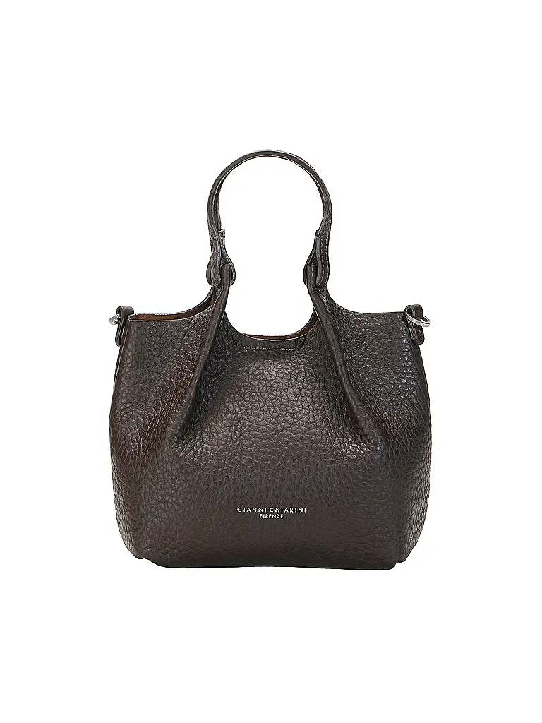 GIANNI CHIARINI | Borsa in pelle - Hobo Bag DUA Small | Marrone