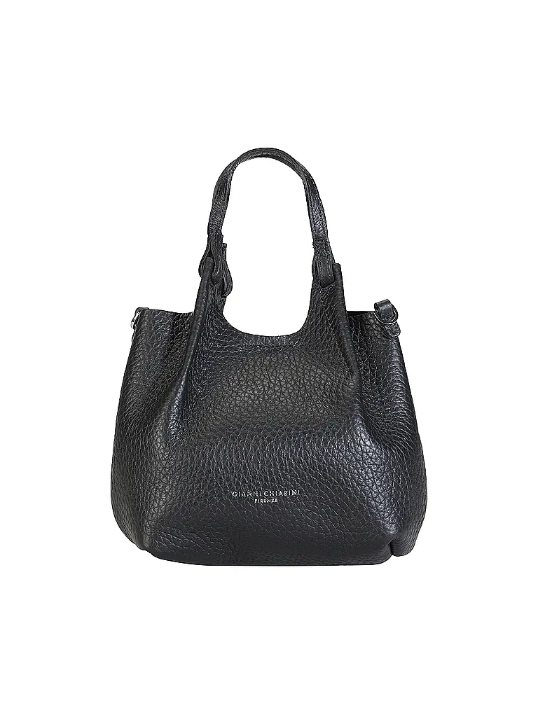 GIANNI CHIARINI | Borsa in pelle - Hobo Bag DUA Small | Nero