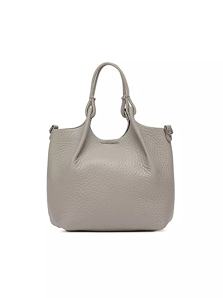 GIANNI CHIARINI | Borsa in pelle - Hobo Bag DUA Small | Grigio chiaro