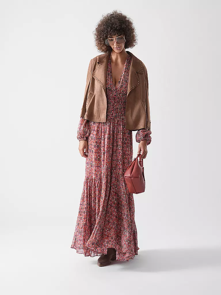 GIANNI CHIARINI | Borsa in pelle - Hobo Bag DUA Small | Rosso scuro