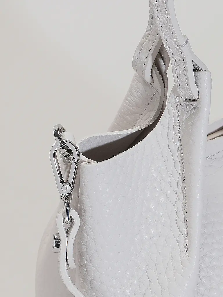 GIANNI CHIARINI | Borsa in pelle - Hobo Bag DUA Small | Bianco