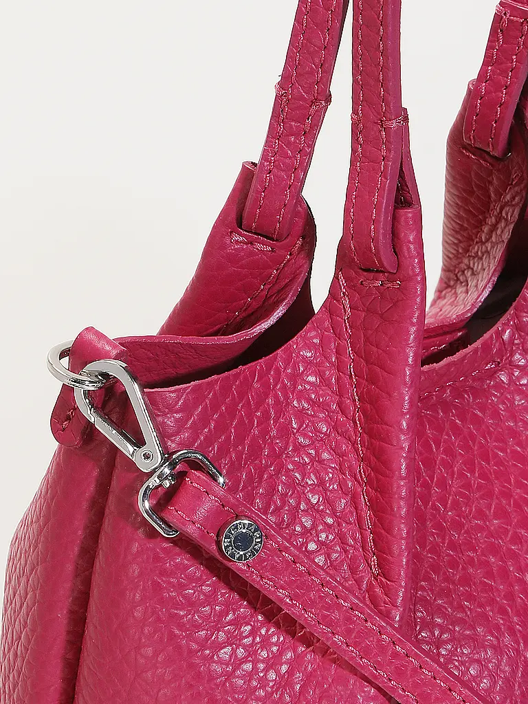 GIANNI CHIARINI | Borsa in pelle - Hobo Bag DUA Small | Fucsia