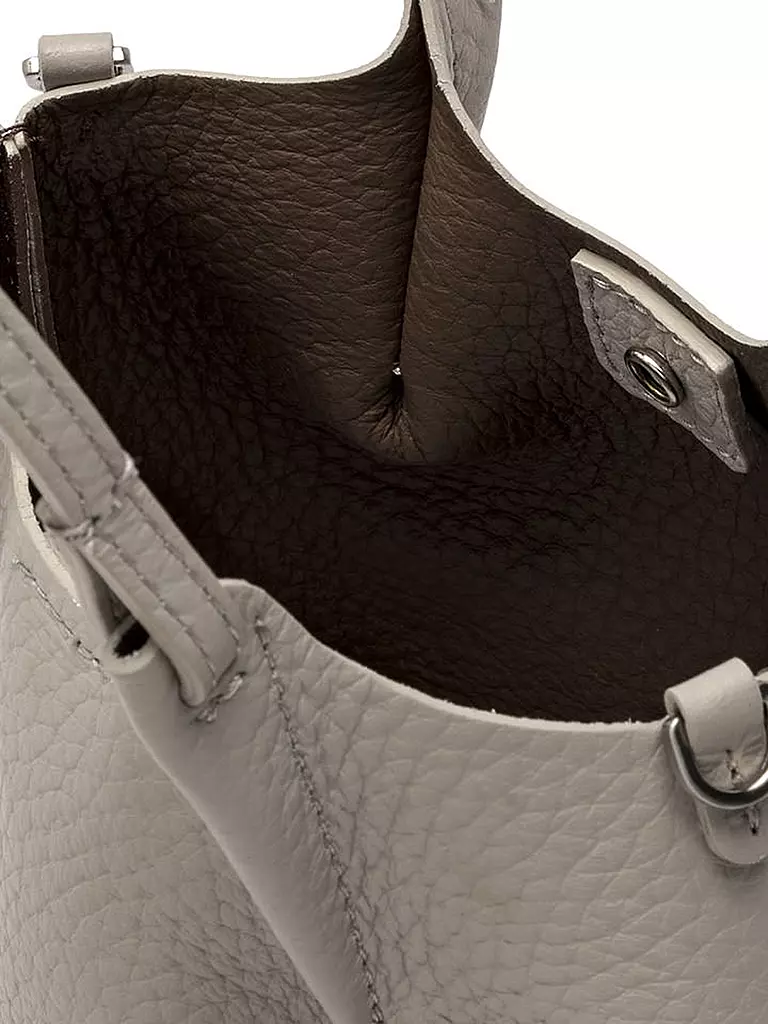 GIANNI CHIARINI | Borsa in pelle - Hobo Bag DUA Small | Grigio chiaro
