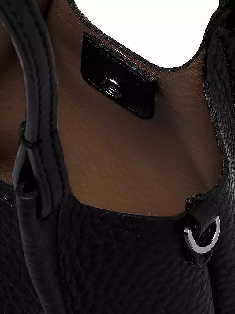 GIANNI CHIARINI | Borsa in pelle - Hobo Bag DUA Small | Nero
