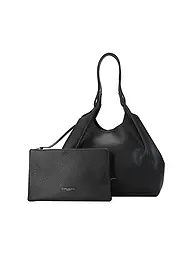GIANNI CHIARINI | Borsa in pelle - Hobo Bag DUA | Nero