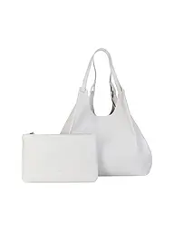 GIANNI CHIARINI | Borsa in pelle - Hobo Bag DUA | Bianco