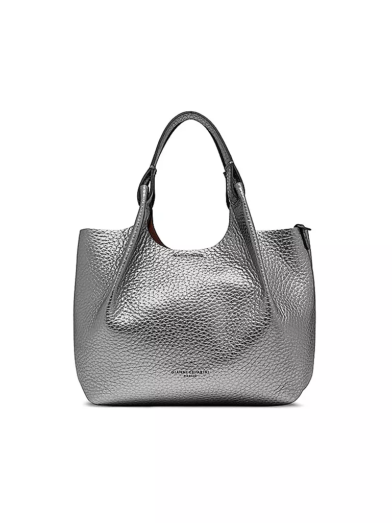 GIANNI CHIARINI | Borsa in pelle - Hobo Bag DUA | Argento