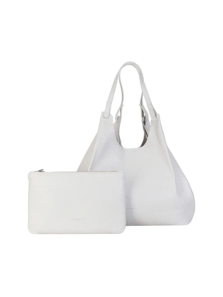 GIANNI CHIARINI | Borsa in pelle - Hobo Bag DUA | Bianco