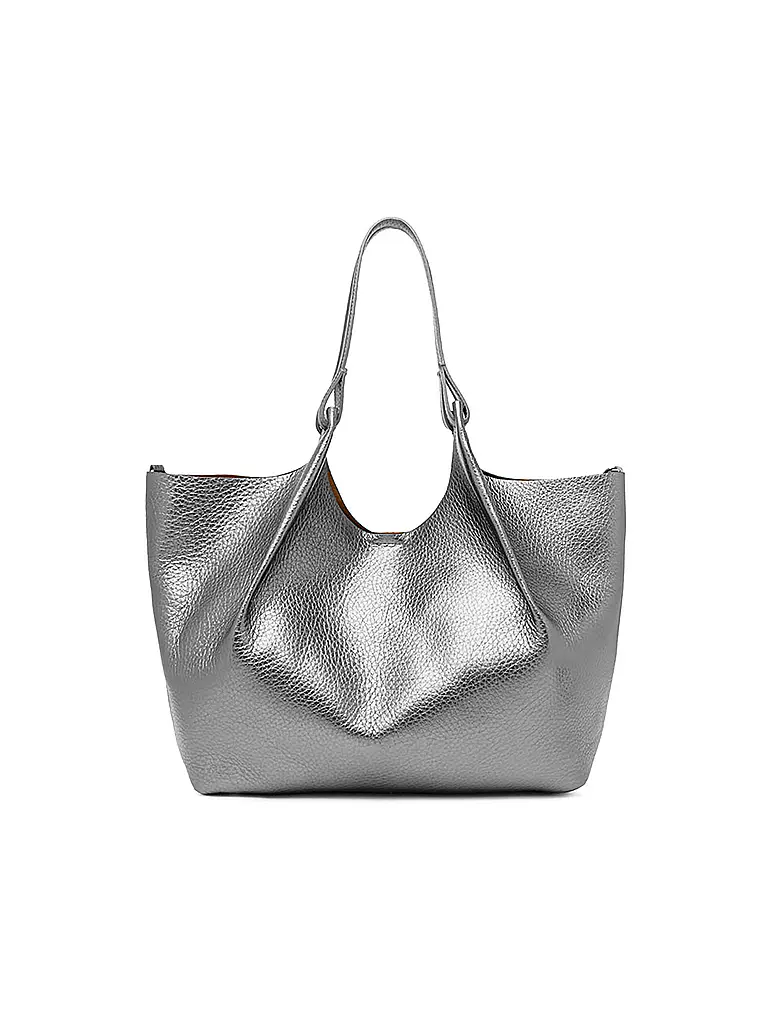 GIANNI CHIARINI | Borsa in pelle - Hobo Bag DUA | Argento