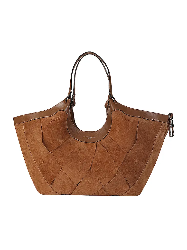 GIANNI CHIARINI | Borsa in pelle - Hobo Bag DUA | Cammello