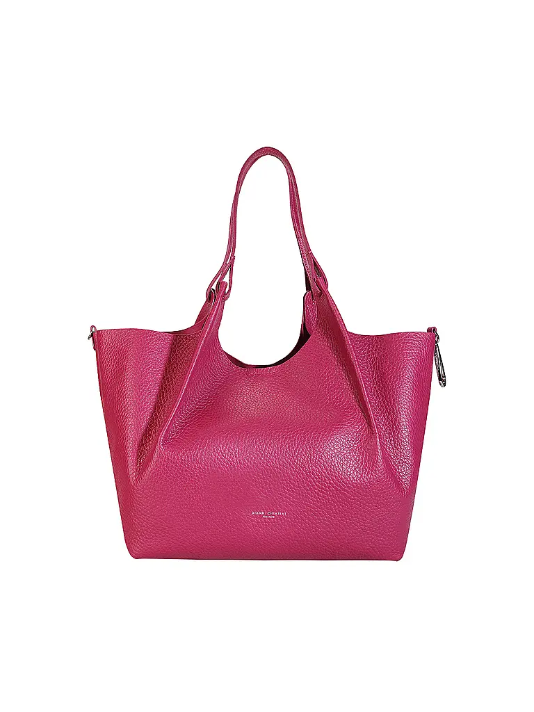 GIANNI CHIARINI | Borsa in pelle - Hobo Bag DUA | Fucsia