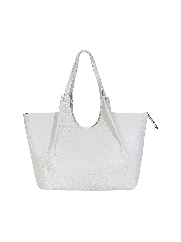 GIANNI CHIARINI | Borsa in pelle - Hobo Bag DUA | Bianco