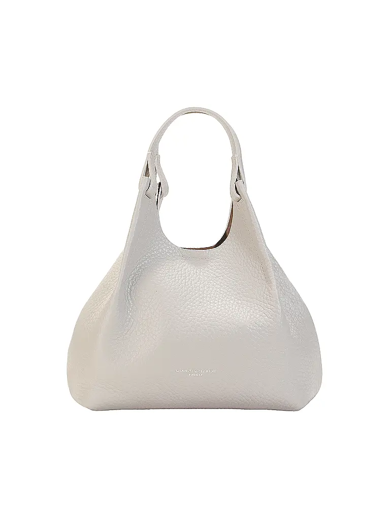 GIANNI CHIARINI | Borsa in pelle - Hobo Bag DUA | Grigio chiaro