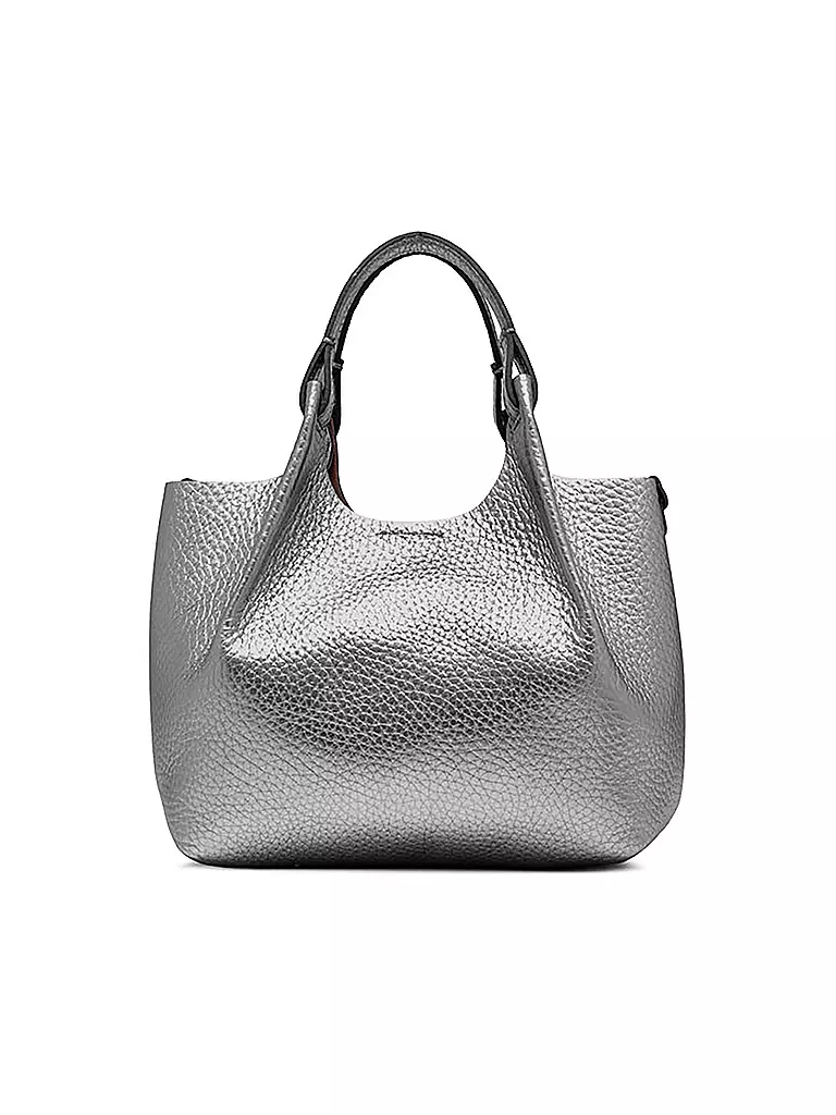 GIANNI CHIARINI | Borsa in pelle - Hobo Bag DUA | Argento