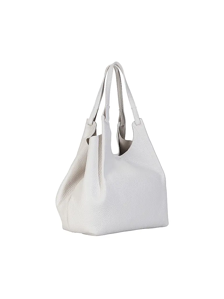 GIANNI CHIARINI | Borsa in pelle - Hobo Bag DUA | Bianco