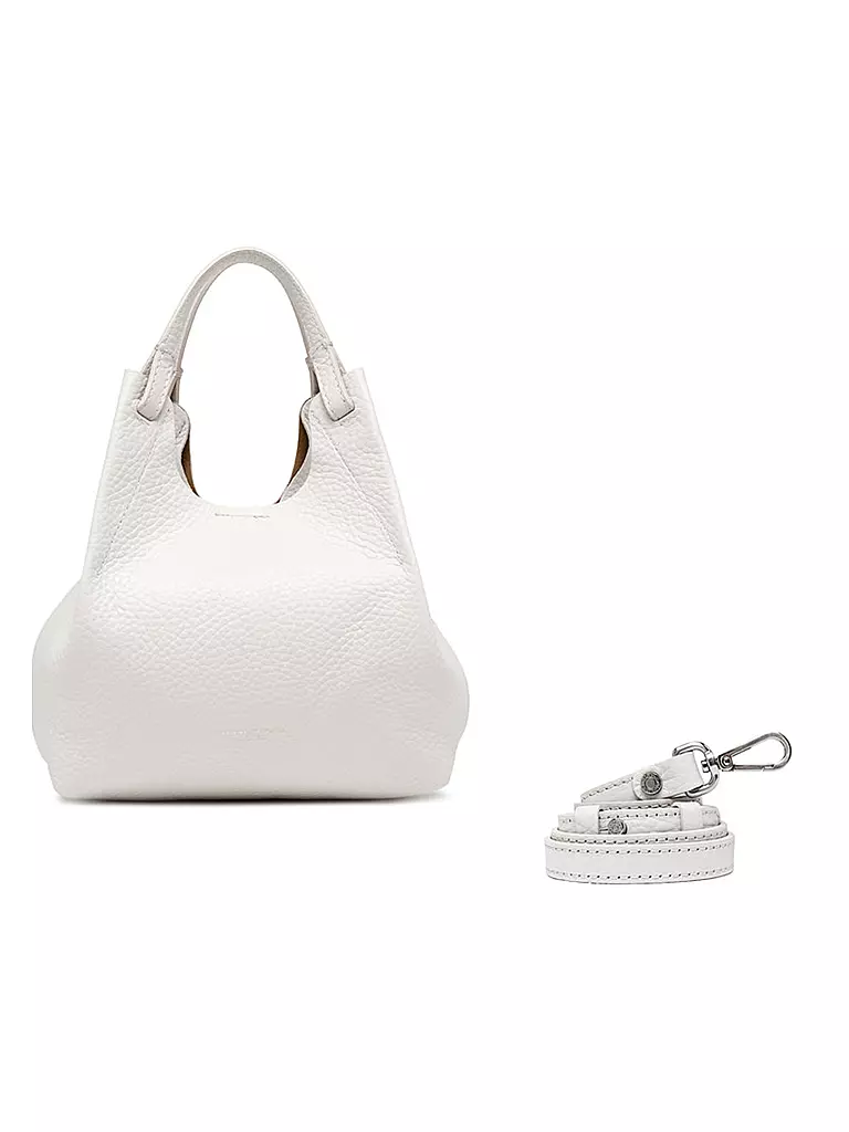GIANNI CHIARINI | Borsa in pelle - Hobo Bag DUA | Bianco