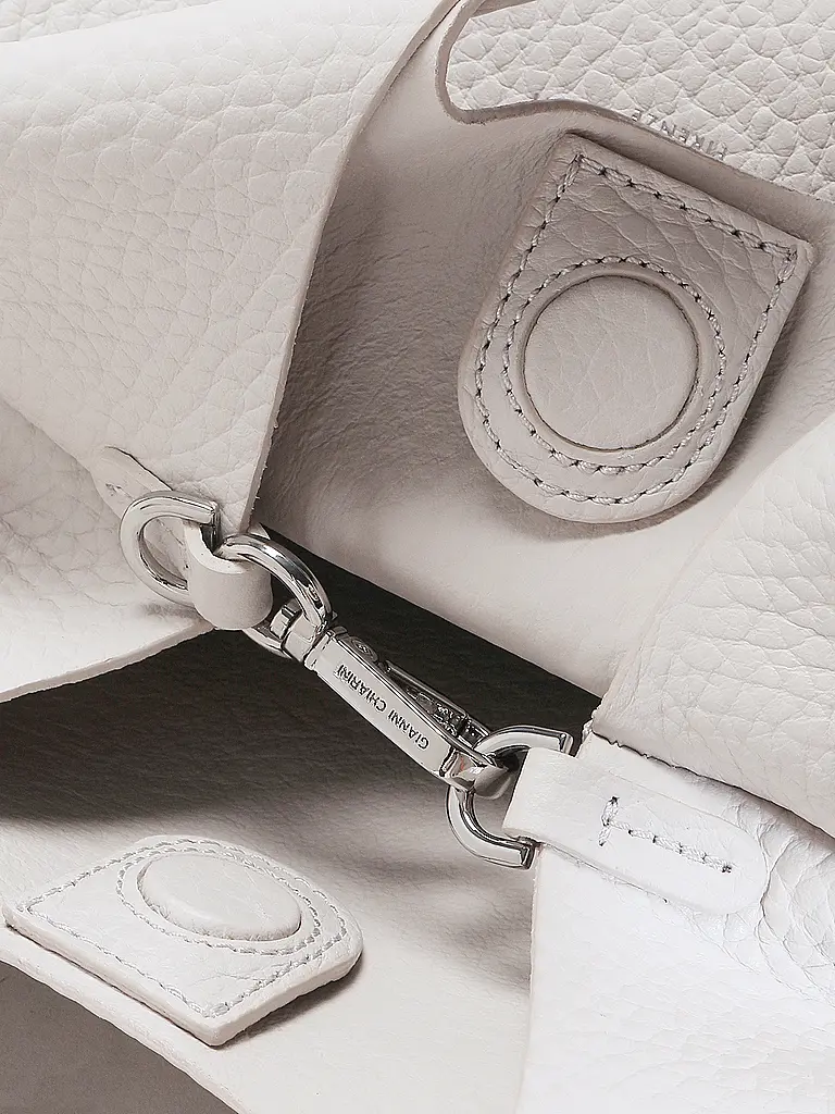GIANNI CHIARINI | Borsa in pelle - Hobo Bag DUA | Bianco