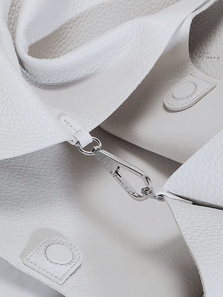 GIANNI CHIARINI | Borsa in pelle - Hobo Bag DUA | Bianco