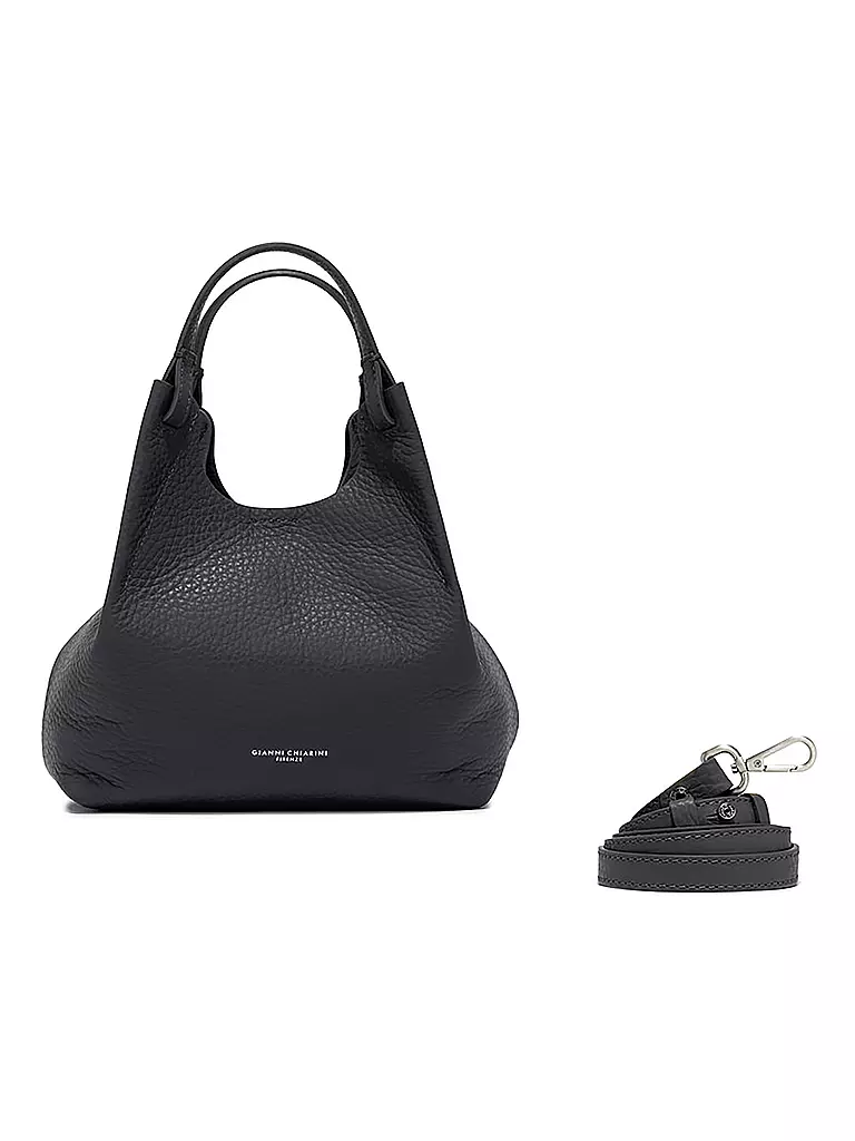 GIANNI CHIARINI | Borsa in pelle - Hobo Bag DUA | Grigio