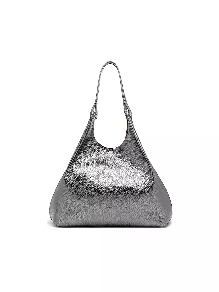 GIANNI CHIARINI | Borsa in pelle - Hobo Bag DUA | Argento