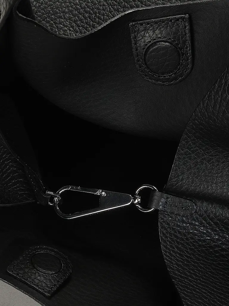 GIANNI CHIARINI | Borsa in pelle - Hobo Bag DUA | Nero