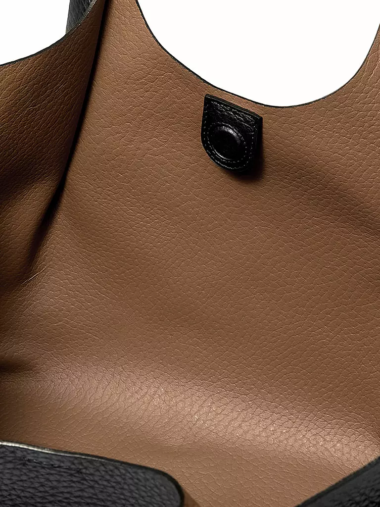 GIANNI CHIARINI | Borsa in pelle - Hobo Bag DUA | Nero