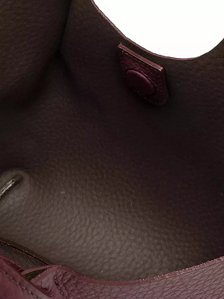 GIANNI CHIARINI | Borsa in pelle - Hobo Bag DUA | Rosso scuro