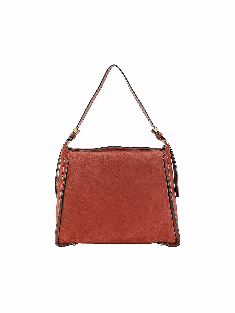 GIANNI CHIARINI | Borsa in pelle - Hobobag PENELOPE | Rosso scuro
