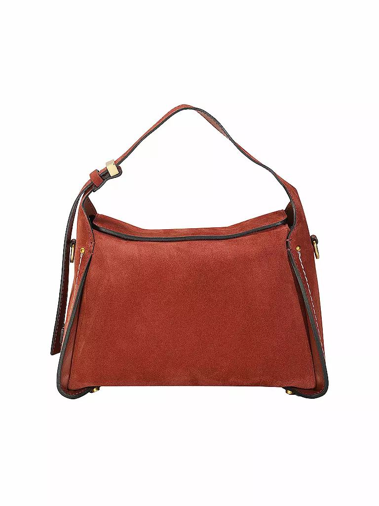 GIANNI CHIARINI | Borsa in pelle - Hobobag PENELOPE | Rosso scuro