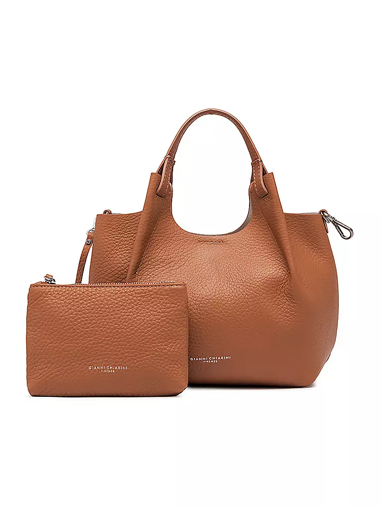 GIANNI CHIARINI | Ledertasche - Hobo Bag DUA  | Cammello