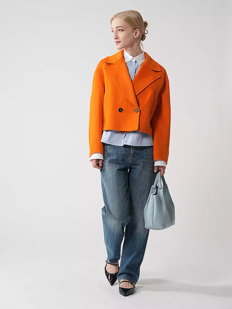 GIANNI CHIARINI | Ledertasche - Hobo Bag DUA  | Blu chiaro
