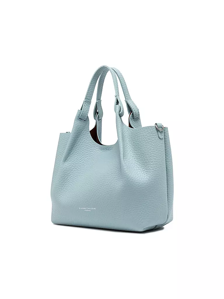 GIANNI CHIARINI | Ledertasche - Hobo Bag DUA  | Blu chiaro