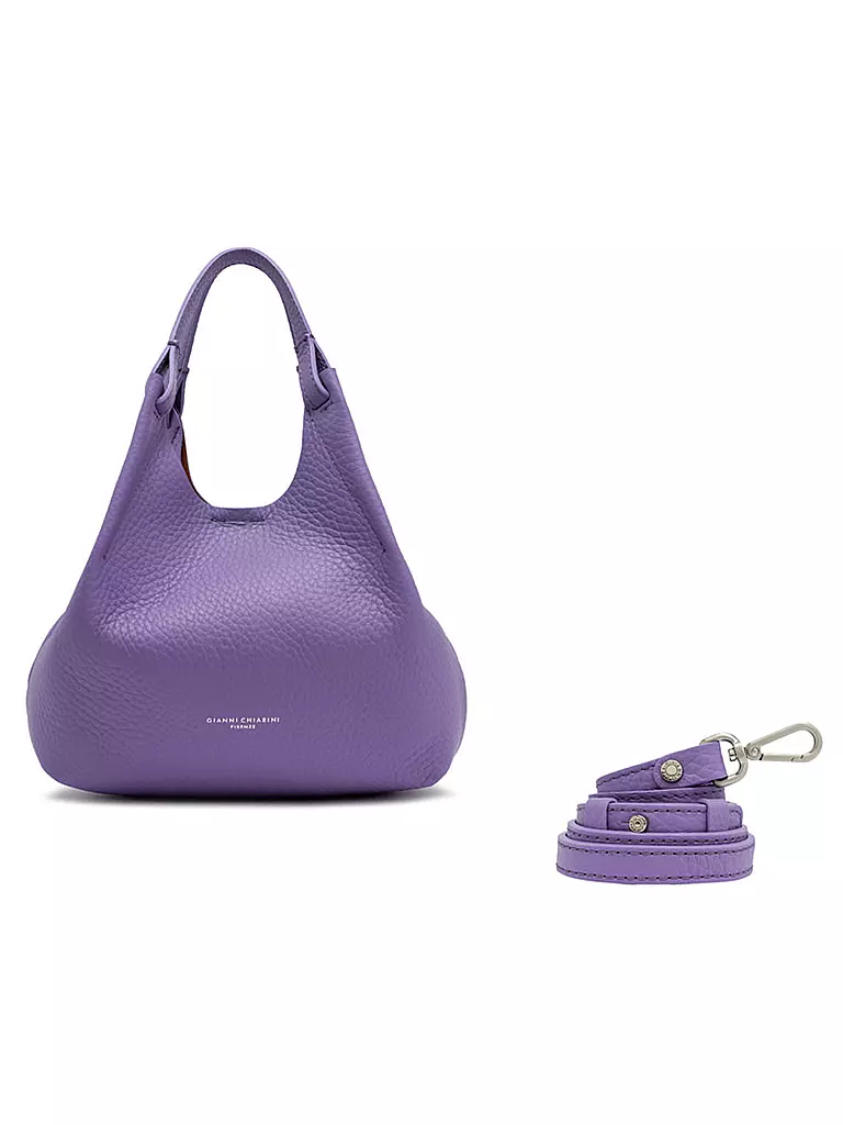 GIANNI CHIARINI | Ledertasche - Hobo Bag DUA  | Lilla