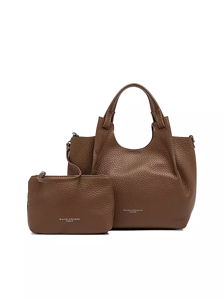 GIANNI CHIARINI | Ledertasche - Hobo Bag DUA  | Marrone