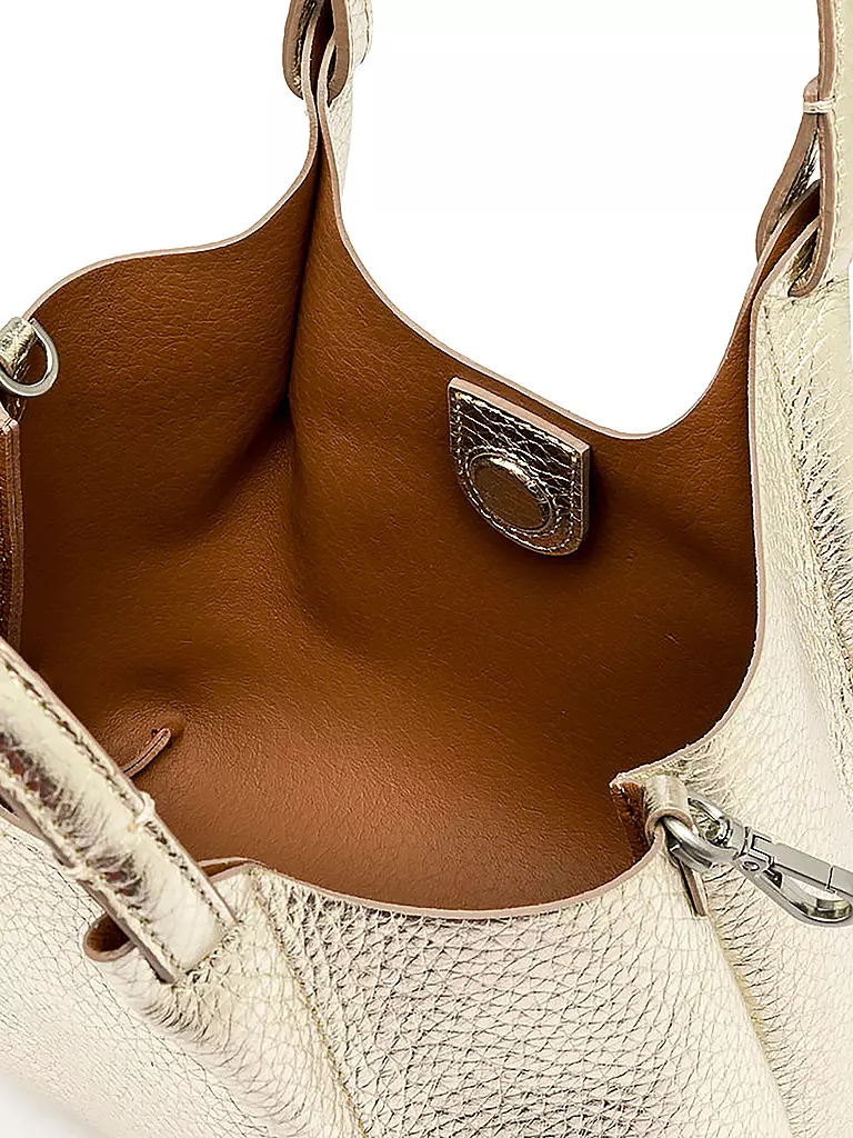 GIANNI CHIARINI | Ledertasche - Hobo Bag DUA  | Oro