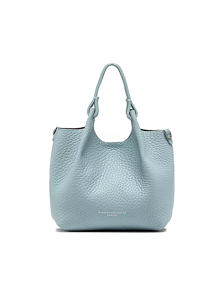 GIANNI CHIARINI | Ledertasche - Hobo Bag DUA Small | Blu chiaro