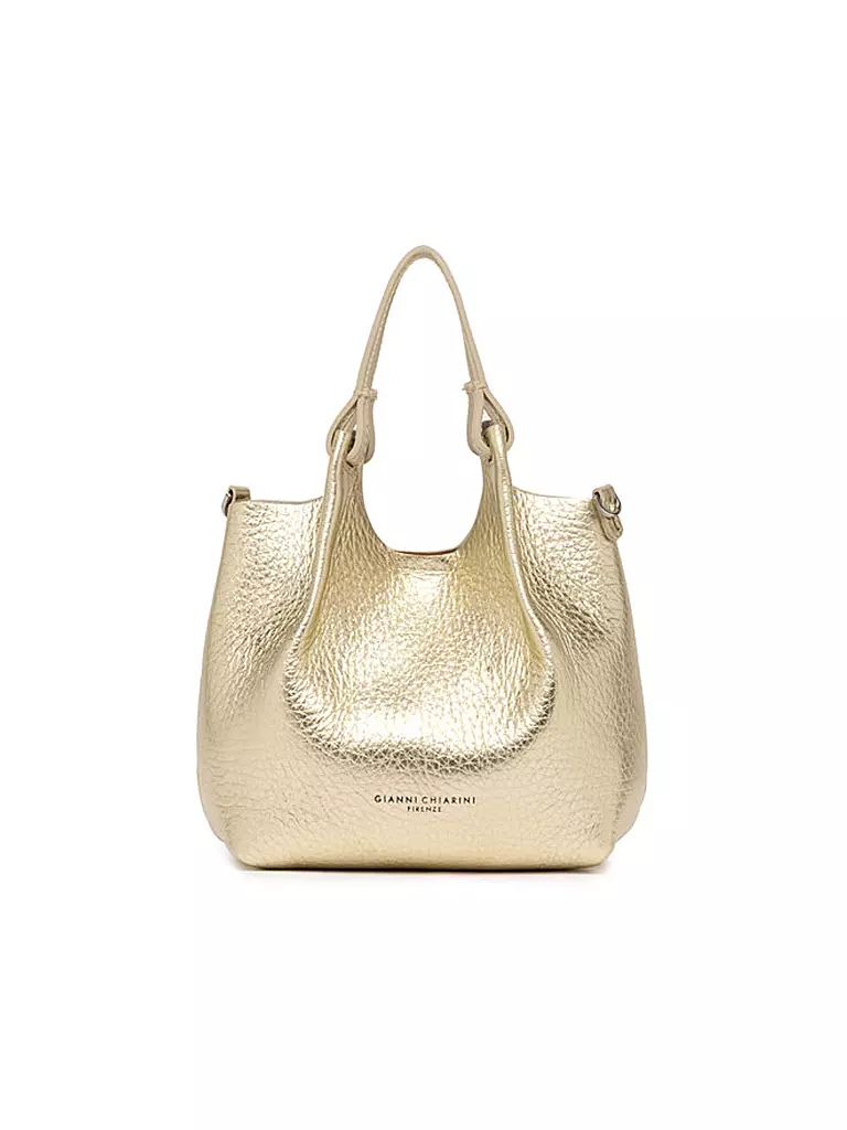 GIANNI CHIARINI | Ledertasche - Hobo Bag DUA Small | Oro