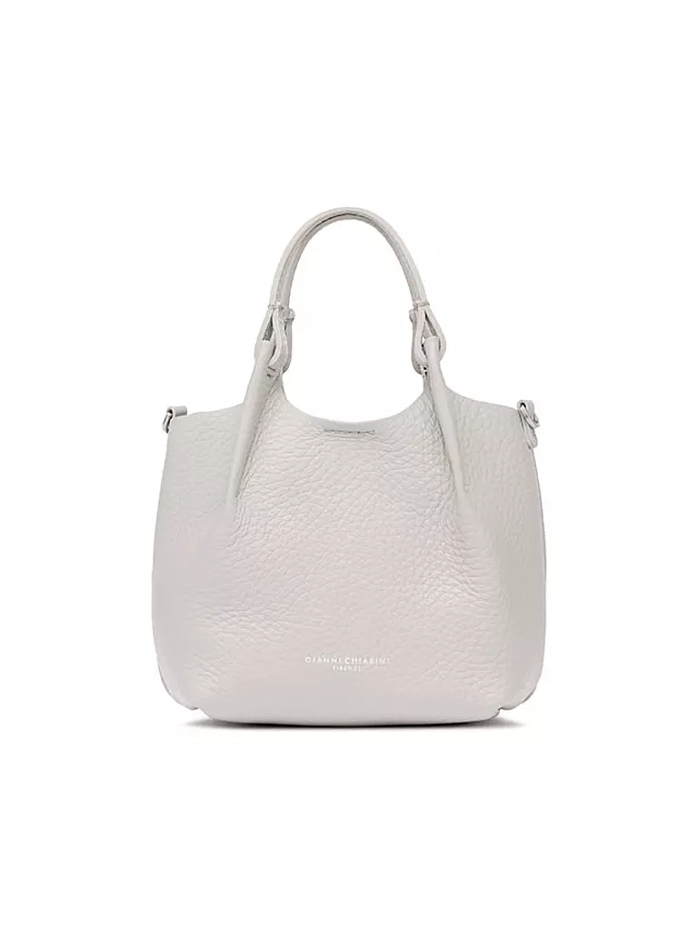 GIANNI CHIARINI | Ledertasche - Hobo Bag DUA Small | Bianco