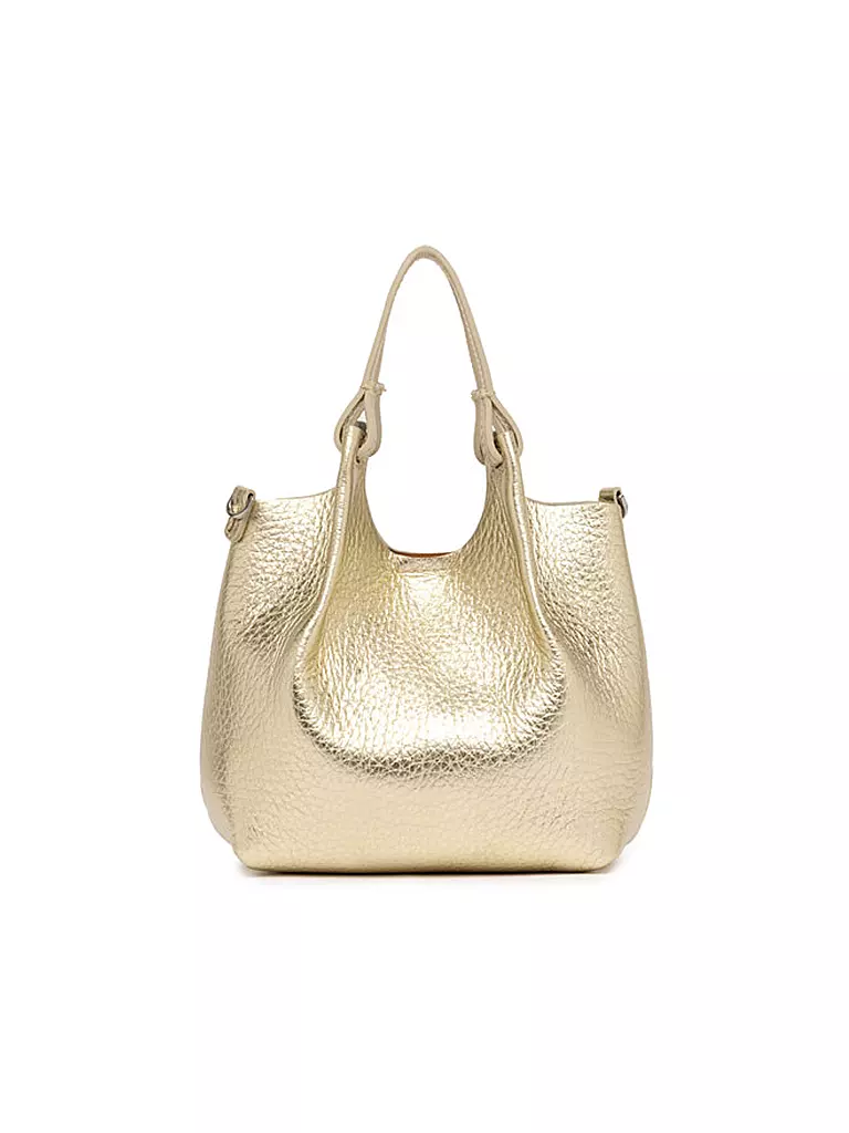 GIANNI CHIARINI | Ledertasche - Hobo Bag DUA Small | Oro